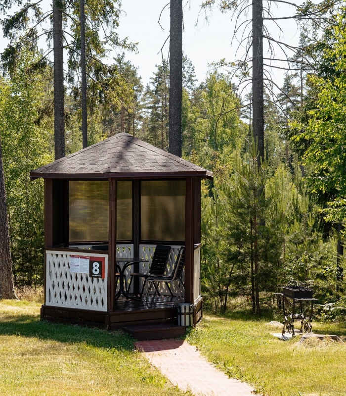 Малая беседка с мангалом