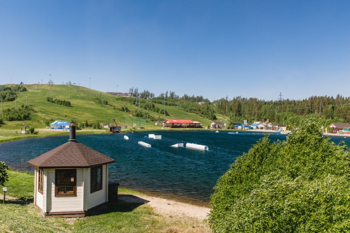 Large summer house-grill